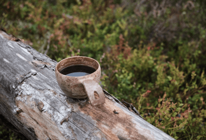 Kaffee schmeckt draußen am besten!