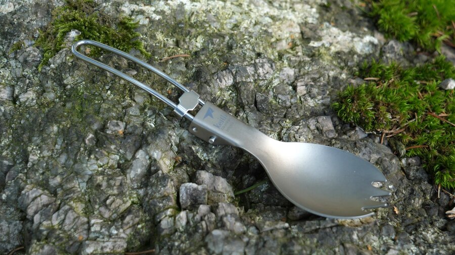 Titanischer klappbarer Spork Keith