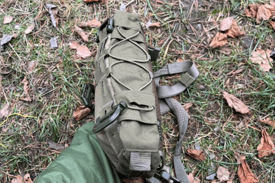 Helikon-Tex Numbat Brusttasche - unterer Teil. Quelle: Tibor Hrušecký