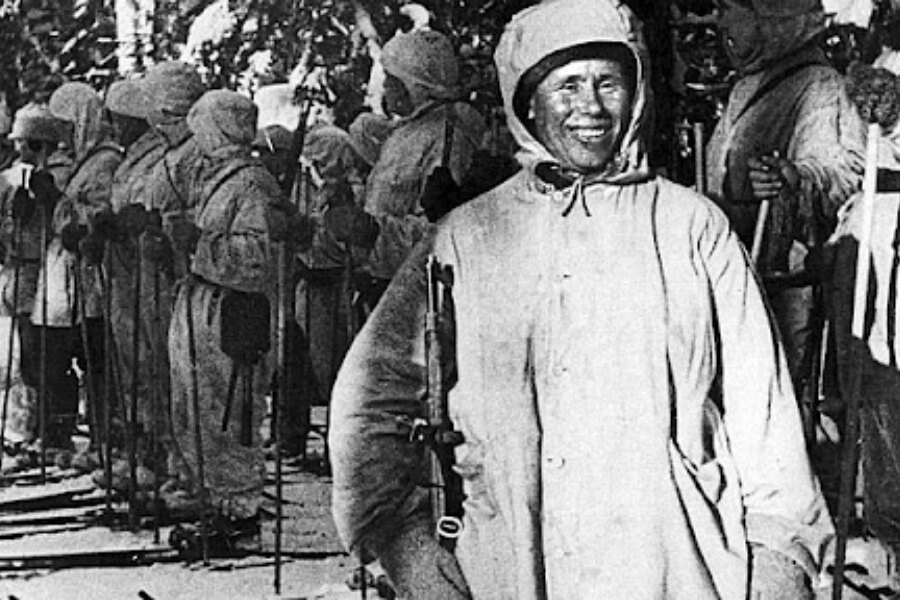 finnischer Scharfschütze Simo Häyhä