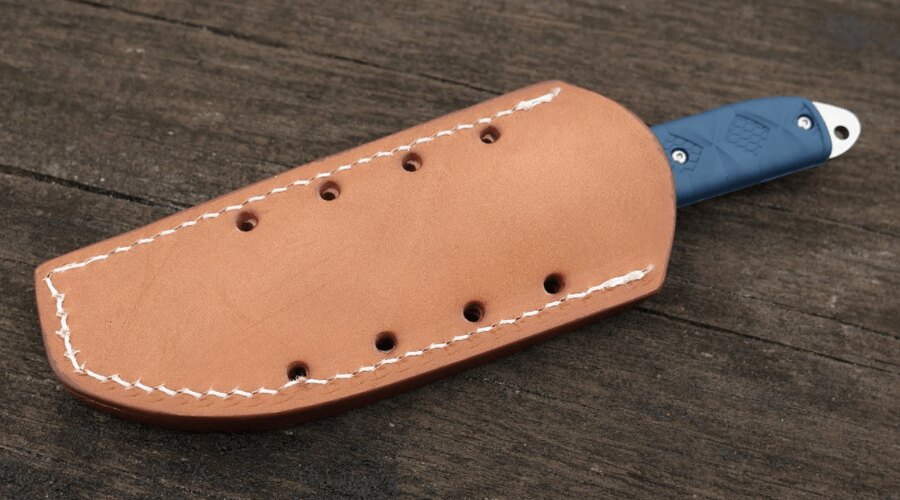 Boss-KA-BAR Messer im Lederetui
