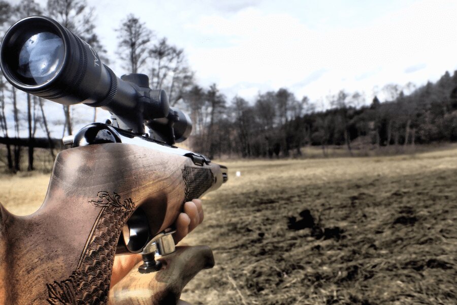 Luftgewehr mit Optik. Quelle: https://pixabay.com/cs/photos/%C4%8F%C3%A1bel-diabols-airgun-zbra%C5%88-air-4919447/