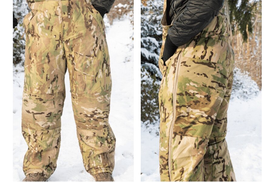 Hose Sleeka Reversible Salopettes Snugpak – Full Leg Zip. Seitentaschen. Quelle: L.G. (Autor)