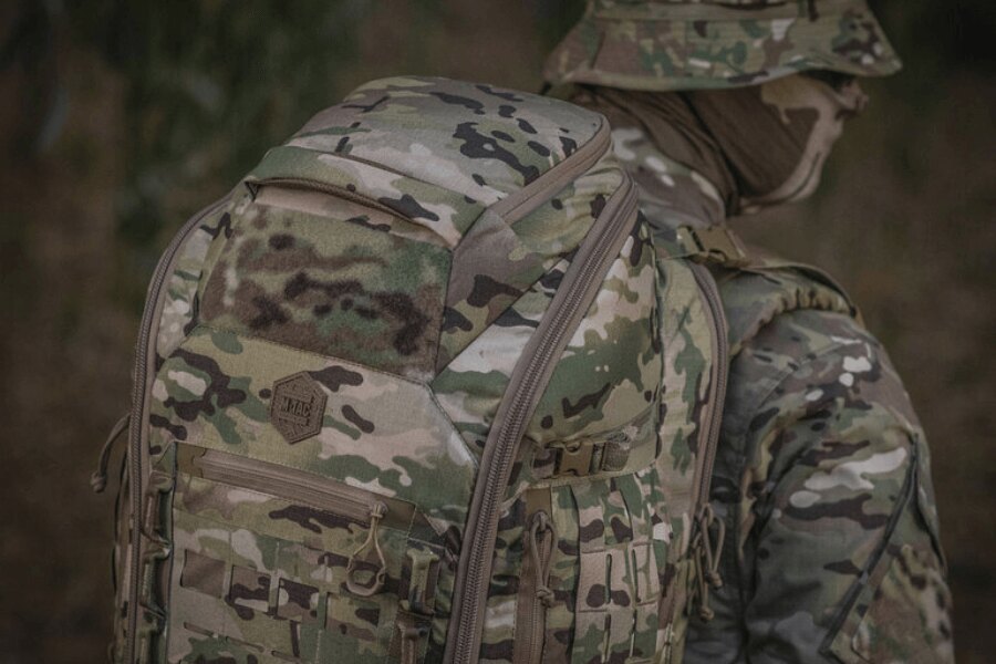 Rucksack Elite Gen.IV M-Tac<sup>&reg;</sup>, large ist für den Transport von schwerer Ausrüstung bestimmt. Quelle: M-Tac, Riga