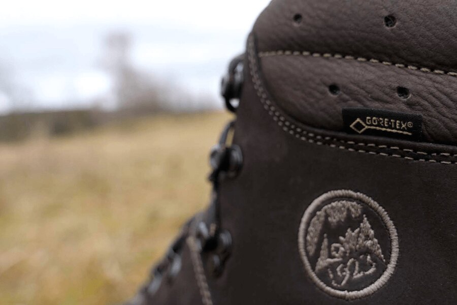Logo auf dem Schuh LOWA 1923. Quelle: Rigad
