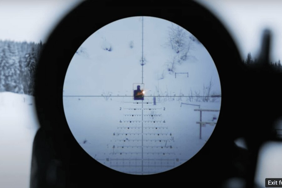 Nach dem Treffer auf das Wärmeziel GOAST Target System<sup>®</sup> E-Type leuchtet der Zielindikator LED Flasher GOAST Target System<sup>®</sup>.