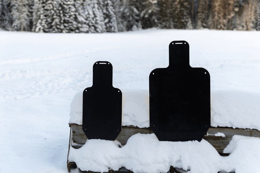 Wärmezielscheibe GOAST Target System<sup>®</sup> E-Type in Schwarz. Quelle: parallaxcts.com, Rigad.cz