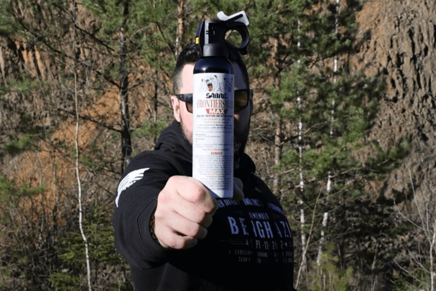 Abwehrspray gegen Bären Frontiersman Bear Sabre Red<sup>&reg;</sup>. Quelle: Rigad