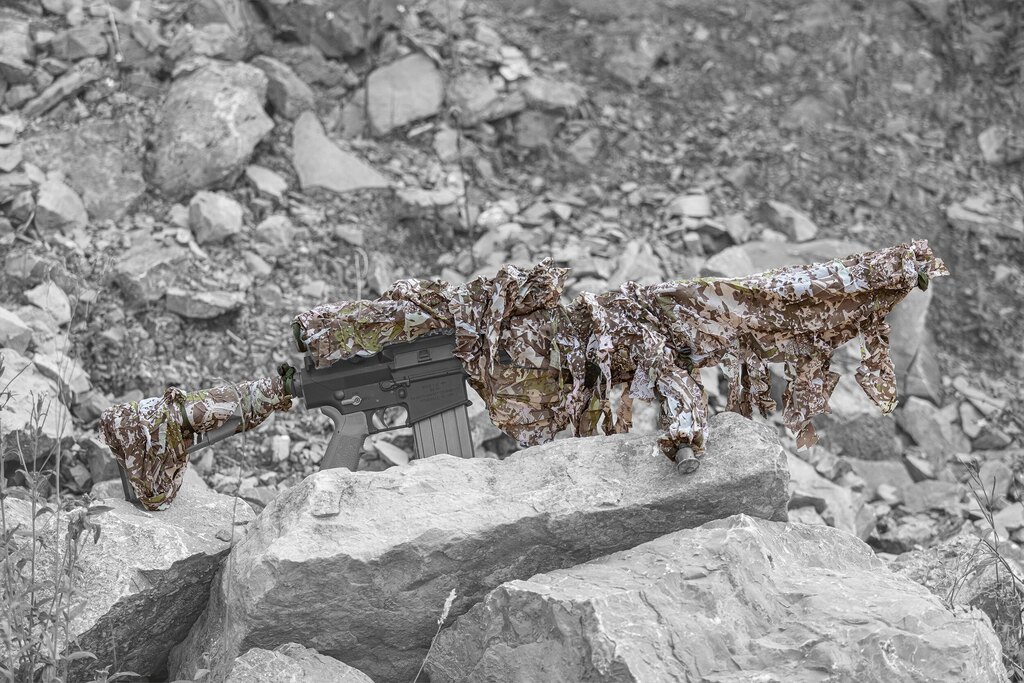 3-teiliges Tarnabdeckset Rifle Camo Ghosthood® IRR