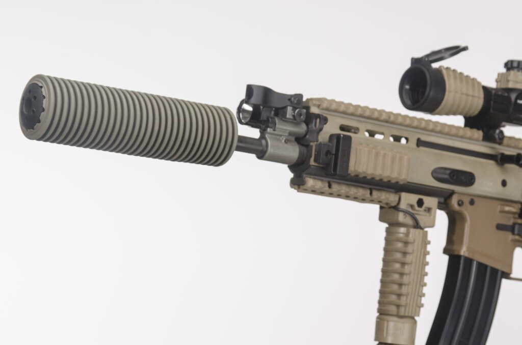 Abdeckung für Schalldämpfer Cover 7.0"x1.5" Manta Defense® / Kaliber .223, .300, .308, 5.56, 7.62
