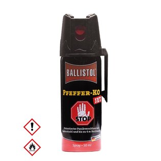 Abwehr-Pfefferspray Klever® KO JET 50 ml