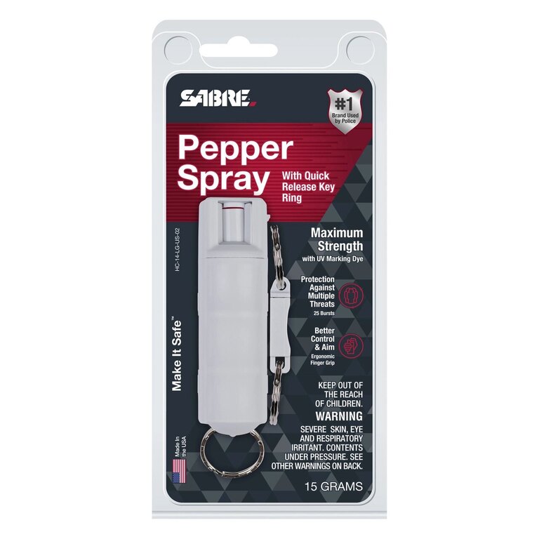Abwehrspray / Schnellverschlussring Sabre Red®