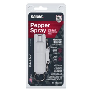 Abwehrspray / Schnellverschlussring Sabre Red®