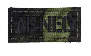 Abzeichen AČR IR Combat Systems® Blutgruppe AB NEG - Muster 95