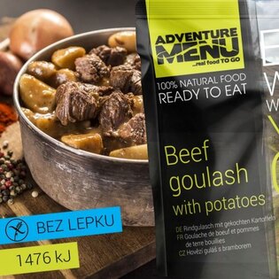 Adventure Menu® - Rindergulasch mit Kartoffeln 400 g