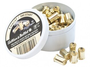 Akustische Munition Sellier & Bellot® / 380 R Blanc / 9mm R Blanc / 9x17 / 50 Stk