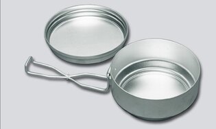 Aluminium-Essgeschirr zweiteilig (Feldflasche) ALB®