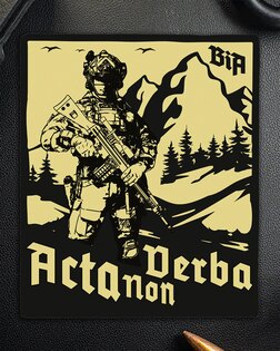 Aufkleber Acta Non Verba Brothers in Arms®