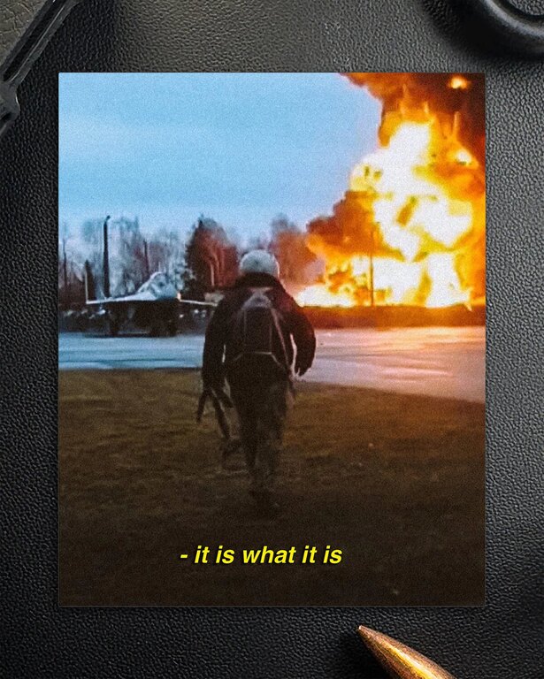 Aufkleber It is what it is Brothers in Arms®