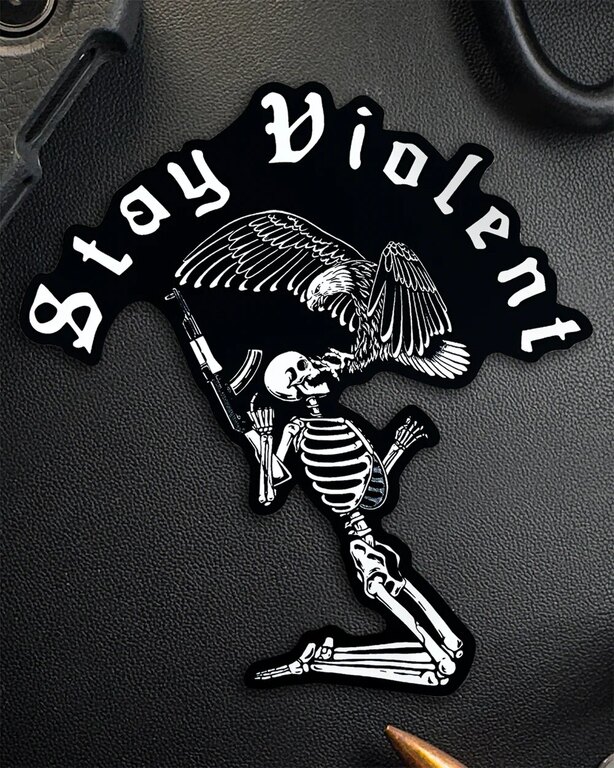Aufkleber Stay Violent Brothers in Arms®