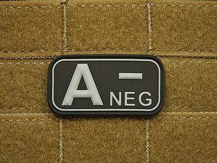 Aufnäher JTG® Blutgruppe A negativ