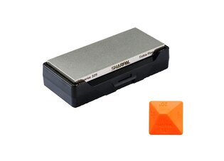 Beidseitiger Schleifstein Dual Diamond Coarse + Extra-Fine mit Basis 15,2 cm x 6,3 cm Sharpal®