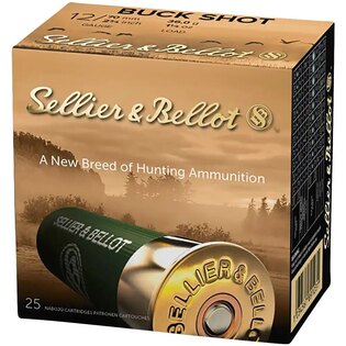 Büchsenpatronen Buck Shot Sellier & Bellot® / 12/70 / 36 g / 5,1 mm / 25 Stk