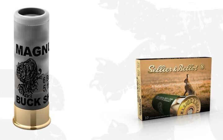 Buck Shot Magnum Sellier&Bellot® Schrotpatronen / 12/76 / 53 g / 8,4 mm / 10 Stk