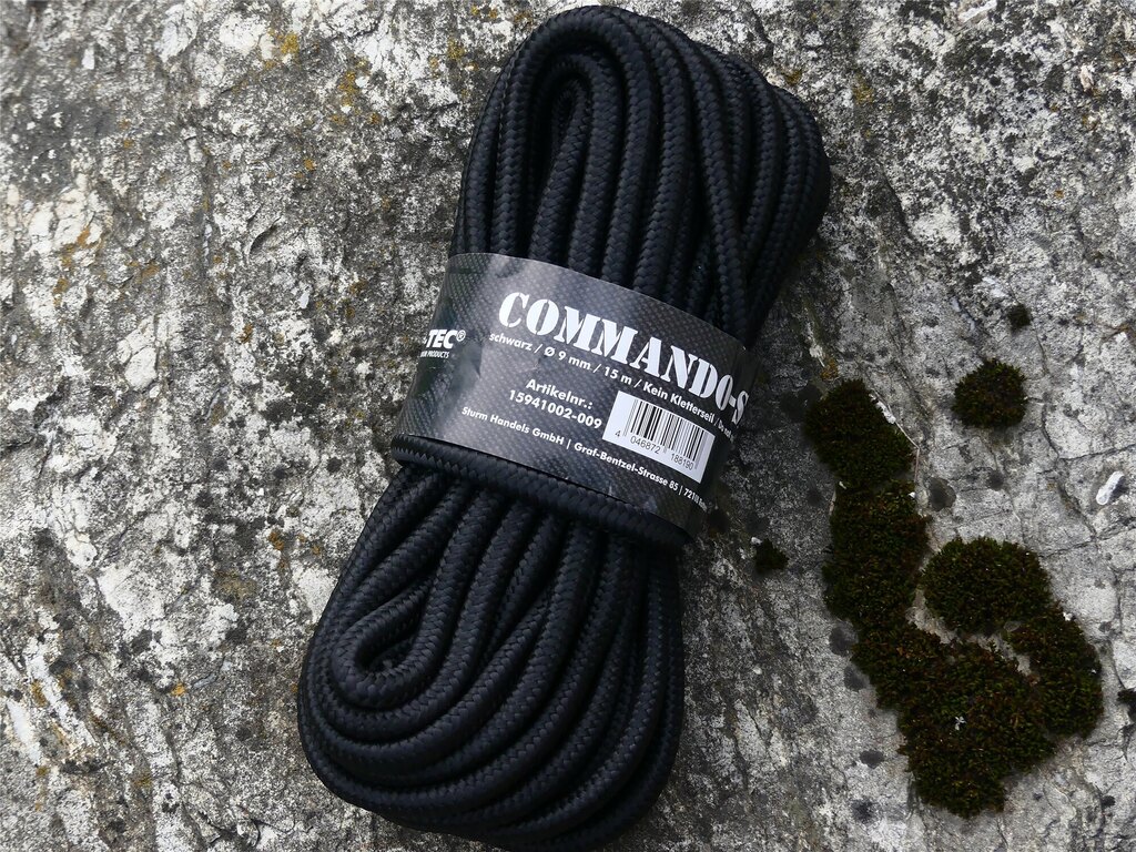 Commando-Kordel Mil-Tec® - 15 m × 9 mm