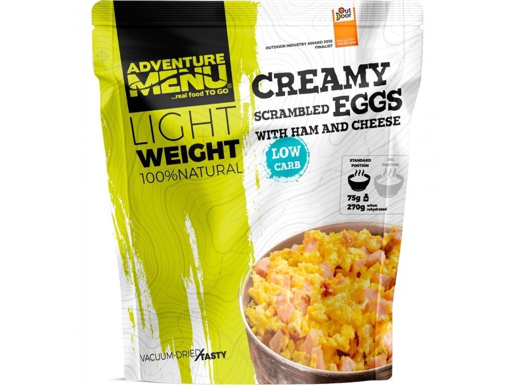 Cremige Rühreier mit Schinken und Käse Adventure Menu®, 75 g