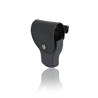 Cytac® Holster für Standardhandschellen, Innendurchmesser ⌀ 57,5 mm, Außendurchmesser ⌀ 75,2 mm, mit Deckel - schwarz