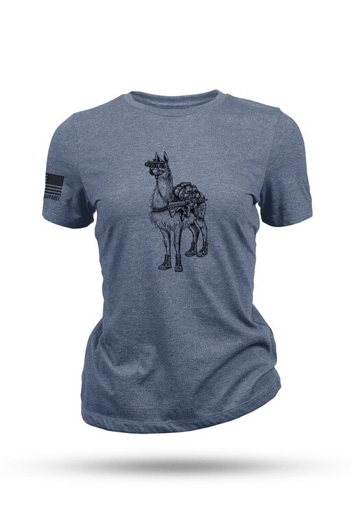 Damen T-Shirt Freedom Llama Nine Line®