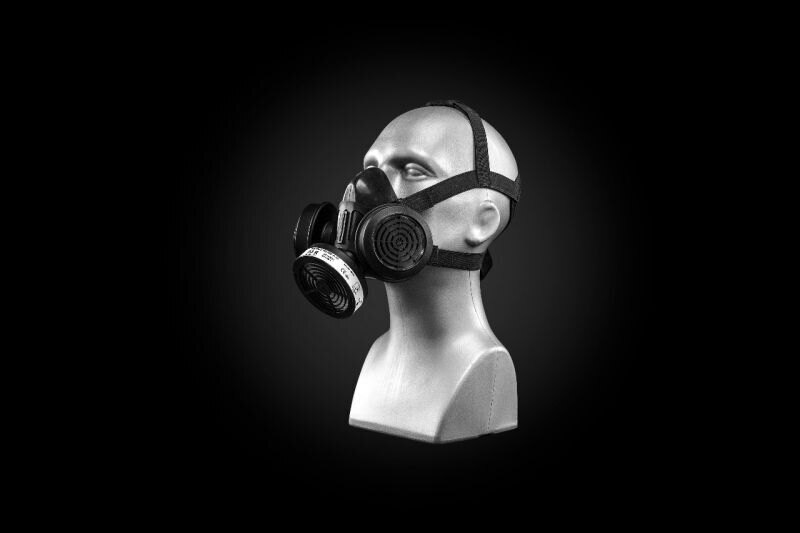 DAPR Halbmaske mit Ausatemfiltern Avec®