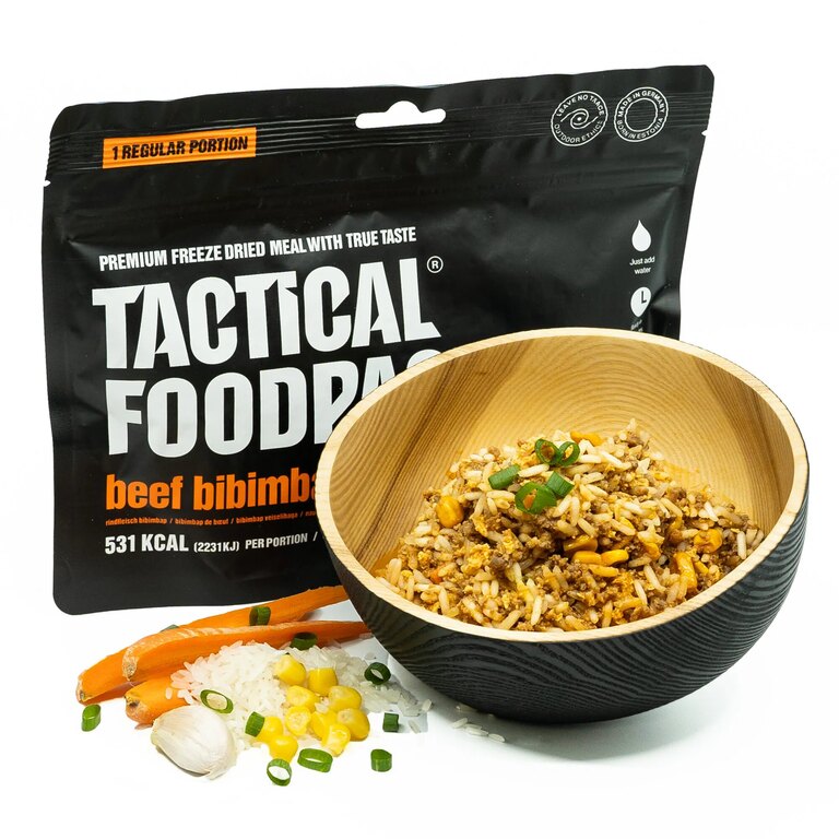 Dehydratisches Essen Rindfleisch Bibimbap Tactical Foodpack®
