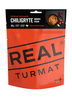 Dehydriertes Essen Geschmortes Chili mit Bohnen Real Turmat®