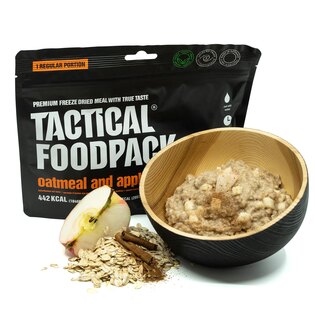 Dehydriertes Essen Haferbrei mit Äpfeln Tactical Foodpack®
