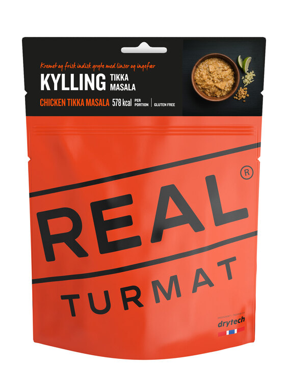 Dehydriertes Essen Huhn Tikka Masala Real Turmat®