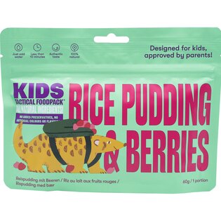 Dehydriertes Kinderessen Reis-Pudding mit Waldfrüchten Tactical Foodpack®
