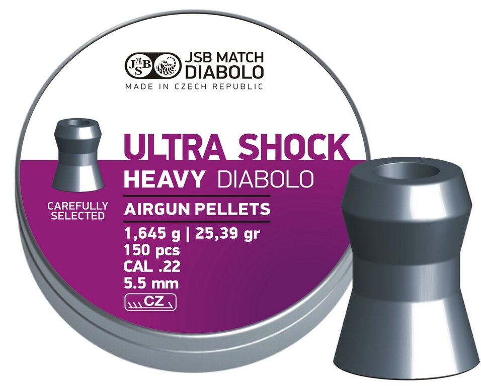 Diabolky Heavy Ultra Shock 5,5 mm JSB® / 150 Stk