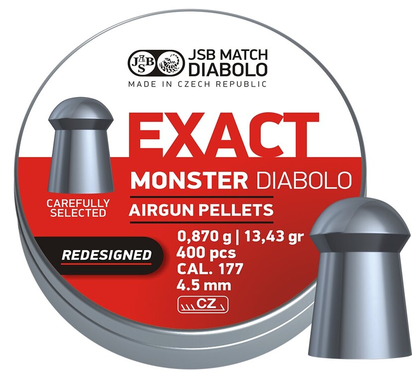 Diabolos Exact Monster Redesigned 4,52 mm JSB® / 400 Stück