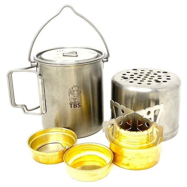 Edelstahl-Kochset Wilderness Mini TBS Outdoor®