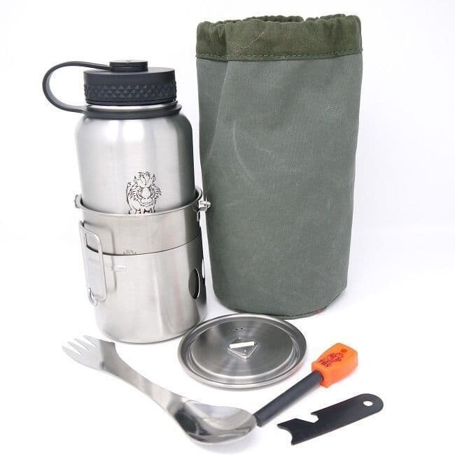 Edelstahl-Set Wilderness Bottle Cook TBS Outdoor®