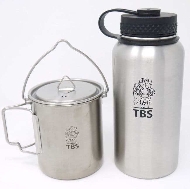 Edelstahlbecher + Flasche Single TBS Outdoor®