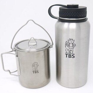 Edelstahlbecher + Flasche Single TBS Outdoor®