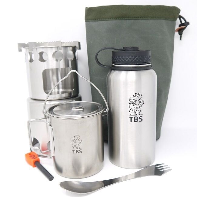 Edelstahlset Wilderness Salamander Cook TBS Outdoor®