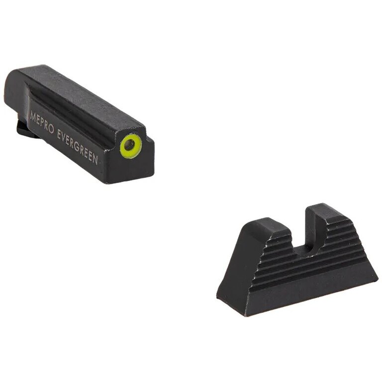 Evergreen™ Meprolight® Visierung für Glock / gelbes Korn, klares Visier