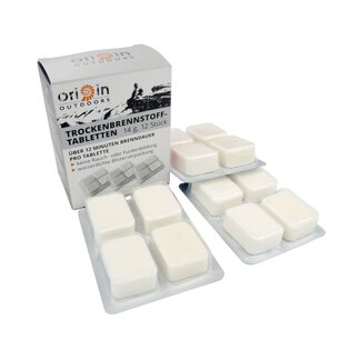 Fester Trockenbrennstoff / Tabletten 12 × 14 g Origin Outdoors®