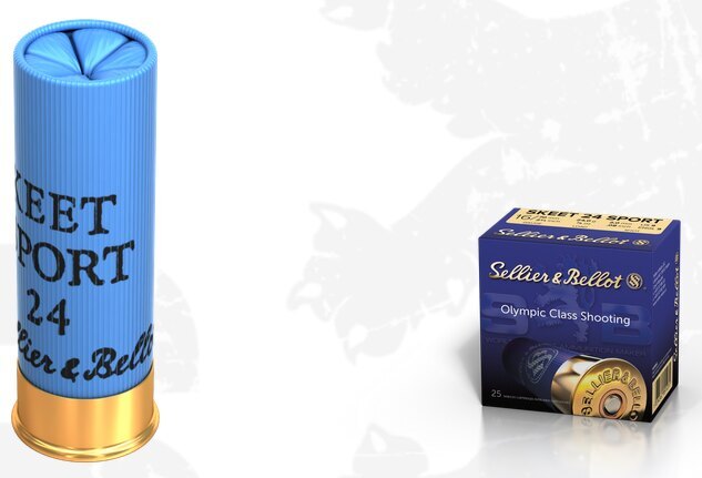 Flintenpatronen Skeet 24 Sport Sellier & Bellot® / 16/70 / 24 g / 25 Stk