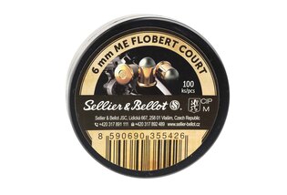 Flobertpatronen Sellier & Bellot® / 6 mm ME Flobert / 1,05 g - 16 grs / 100 Stk