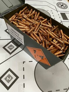 FMJ-Patronen GetLoad® / 7,62 x 39, 900 Stück + Box Ammo NATO